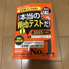 これが本当のWebテストだ！① 2023年度版 玉手箱 C-GABのサムネイル