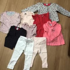 女の子　プチバトーセット　80〜90のサムネイル