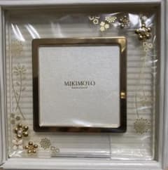 未使用品 MIKIMOTO フォトフレーム アクリル製 ミキモト 写真正方形