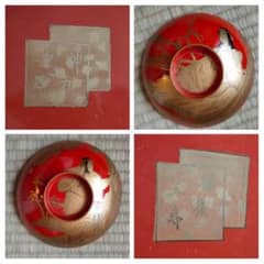 皆朱金蒔絵忠臣揃　吸物椀　図替わり　珍品のサムネイル
