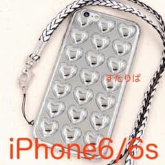 ※現品限り※訳アリお値引き品◆iPhone6/6s用ケース◆メタリックシルバーのサムネイル