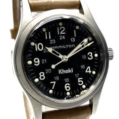[가동] Hamilton Khaki 손 감기 시계 9415A 남성 시계
