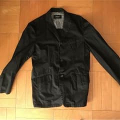 COMME CA ISM メンズ 黒ブラック ジャケット Lサイズのサムネイル