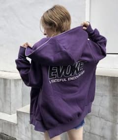 ENVYM 紫 パーカーのサムネイル