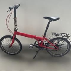 （引取希望、訳あり）DAHON SPEED 折りたたみ自転車 赤　8段変速 引取希望、訳あり）DAHON SPEED 折りたたみ自転車 赤 8段変速 - メルカリ