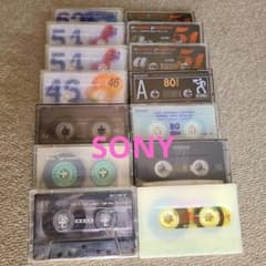 SONY カセットテープ ハイポジ&ノーマルまとめ売り 14本セットのサムネイル