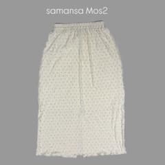 samansa Mos2 メローナロースカート水玉ドットフリーサイズのサムネイル