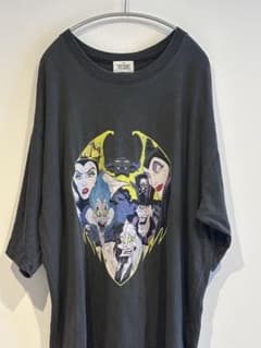 Disney VILLAINS Tシャツ ブラック　MEDE19Fのサムネイル