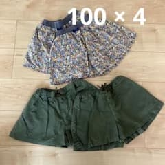 3can4on UNIQLO キュロット 100 4着セットのサムネイル