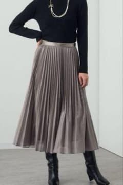 値下げ‼️ANAYI スパンオーガンジープリーツスカート アナイ 36 - メルカリ