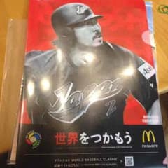 複数購入で割引あり！ WBC 小笠原クリアファイル！のサムネイル