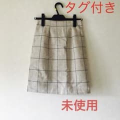 チェック柄タイトスカート タグ付きのサムネイル
