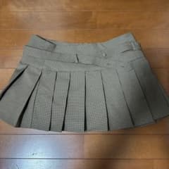 ZARA プリーツスカート 茶色のサムネイル