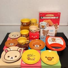 リラックマ　ローソン　ジョーシン　食器＋ワッフルメーカー　21点セット リラックマ ローソン ジョーシン 食器＋ワッフルメーカー 21点セット