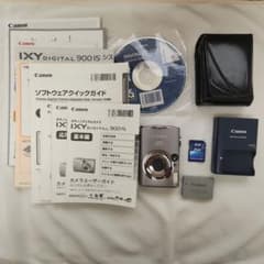 Canon デジカメ IXY DIGITAL900 IS 純正ケース付き（中古）のサムネイル