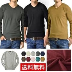 【見なきゃ損】カシミアタッチ ニットセーター☆送料無料のサムネイル