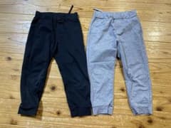 グレーと黒の長ズボン UNIQLO110センチのサムネイル