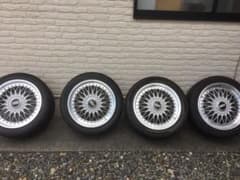BBS RS  18インチ　タイヤ付きホイール　4本セットのサムネイル