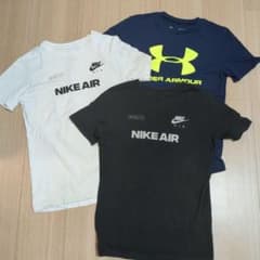 ナイキ　アンダーアーマー　tシャツセット3枚　150cmのサムネイル