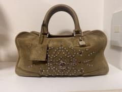 LOEWE アマソナ28 ラインストーン アナグラムロゴ ハンドバッグ 希少 LOEWE アマソナ28 ラインストーン アナグラムロゴ ハンドバッグ 希少