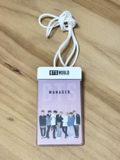 公式　レア　BTS マネージャーカードセット　JINのサムネイル