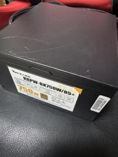 玄人志向 KRPW-BK750W/85+ 750W 電源ユニットのサムネイル