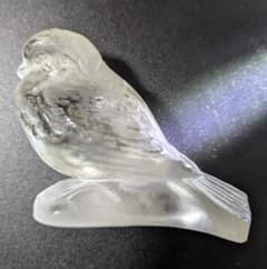 R. Lalique　ルネラリック　オブジェ　置物 インテリア　フィギュリン　雀 R. Lalique ルネラリック オブジェ 置物 インテリア フィギュリン 雀