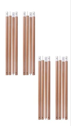 新品！お買い得！木目調アルミ製ポール（2本組×2セット） 新品！お買い得！木目調アルミ製ポール（2本組×2セット） - メルカリ