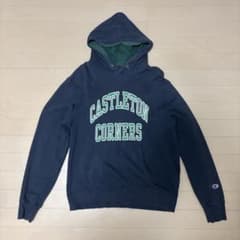 Champion カレッジロゴ パーカー ネイビーのサムネイル