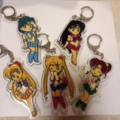 セーラームーン アクリルキーホルダー 5個セット ムービック MOVIC 