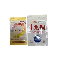 【新品】えがお 1兆個の乳酸菌 サプリメント 体よろこぶ菌活習慣 乳酸菌 サプリのサムネイル