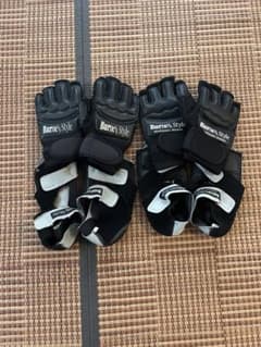 Burns Style ボクシンググローブ、シューズ 黒S新、旧タイプセットで！のサムネイル