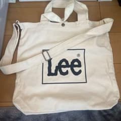 Lee キャンバス 2WAY トートバッグ ホワイトのサムネイル