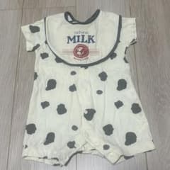 ロンパース　ベビー服　半袖ロンパース　牛柄　50 60 子供服のサムネイル