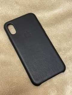 Apple純正 iPhoneXS レザーケース - ブラックのサムネイル