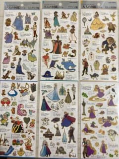 明日発送 大人の図鑑シール ディズニー 6種セットのサムネイル