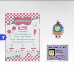 이치 반 쿠지 스폰지 밥 H 상 클리어 파일 & 스티커