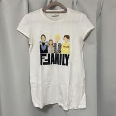 FENDI ファミリーイラスト ホワイトTシャツのサムネイル