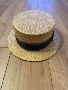 30s Vintage Boater hat カンカン帽 7 1/4 58cm