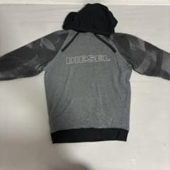 【美品】DIESEL ディーゼル 切り替え スウェット パーカー グラフィックのサムネイル