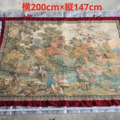 ゴブラン織 タペストリー ラグ 壁掛け 大型 特大 風景 インテリア