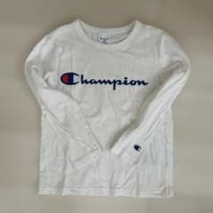 Champion 長袖カットソー ホワイト 130cmのサムネイル