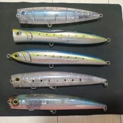 トップウォーター 5本セット　ラピード、バブルディップ、ダックダイブのサムネイル