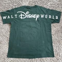 激レア 90s USA製 WDW '94 ミッキー 両面プリントTシャツ 緑XLのサムネイル