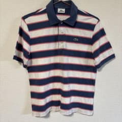 LACOSTE ボーダー ポロシャツのサムネイル