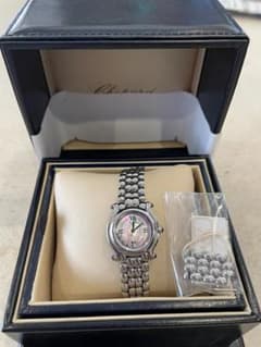 Chopard ステンレススチール 時計 ピンクシェル文字盤のサムネイル