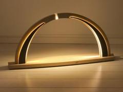 Tietze LED照明付き木製飾り台 ドイツ製 キャンドルアーチ Tietze LED照明付き木製飾り台 ドイツ製 キャンドルアーチ