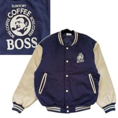 SUNTORY BOSS ボスジャン 本革スタジアムジャンパー　レザー m55686586872_1.jpg?1768805273