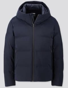 ユニクロ UNIQLO シームレスダウンパーカ ネイビー Mのサムネイル