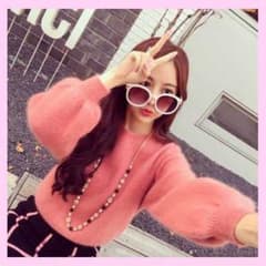 ピンクニット❤︎のサムネイル
